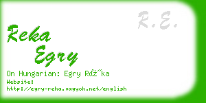 reka egry business card